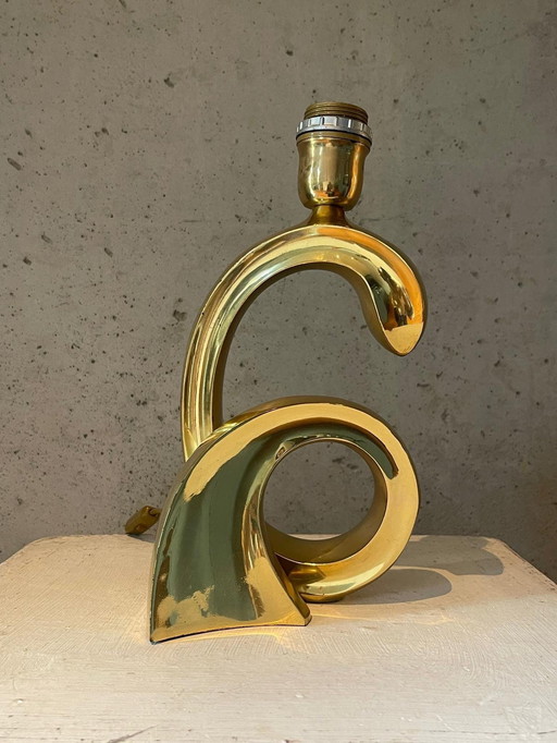 Lampe en laiton vintage par Regina