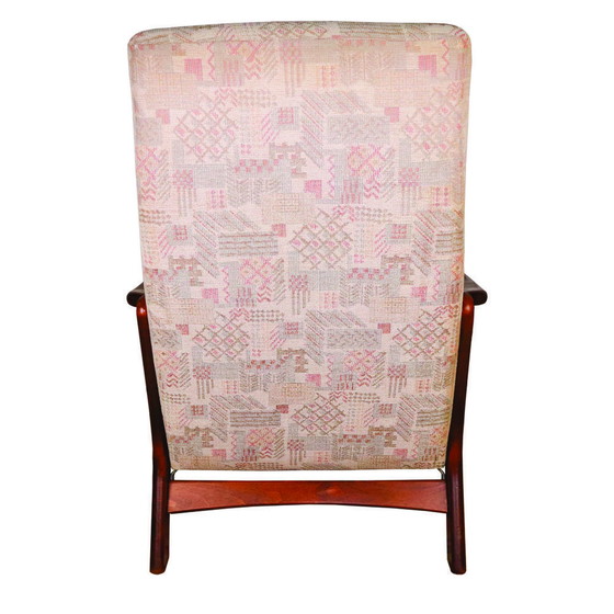 Image 1 of Fauteuil de repos moderne danois avec repose-pieds pliant, années 1960