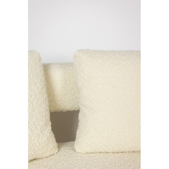 Image 1 of Canapé vintage 3 places en hêtre blond, Italie