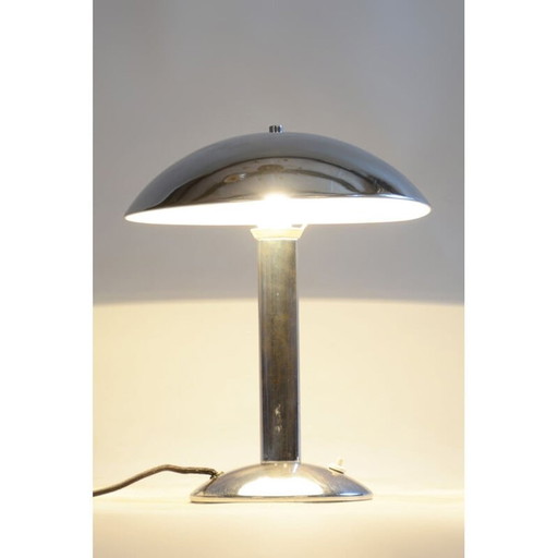 Lampe de table vintage art déco, Tchécoslovaquie 1930