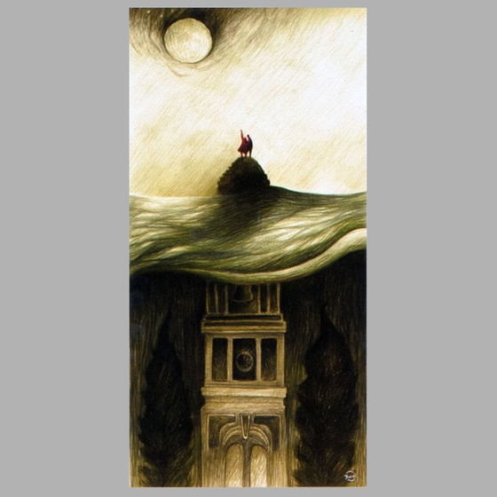 Image 1 of Peinture "Future Foundations" de Gabriele Bonelli, Italie 2018