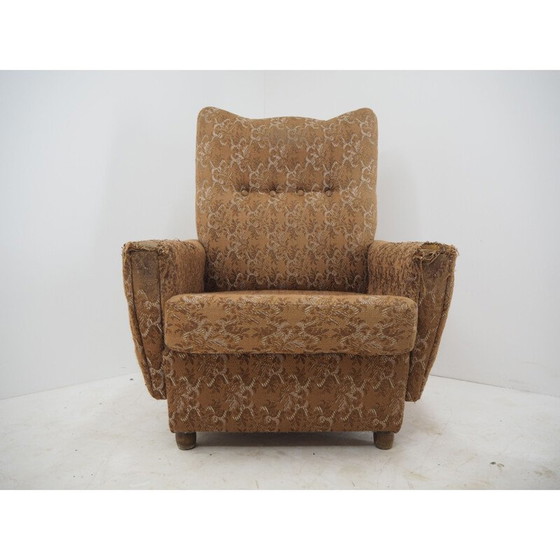 Image 1 of Fauteuil avec ottomane, Mid Century, années 1960