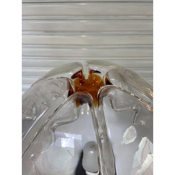 Image 1 of Lampadaire vintage Mazzega en verre de Murano et métal, 1970