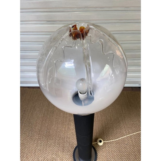 Image 1 of Lampadaire vintage Mazzega en verre de Murano et métal, 1970