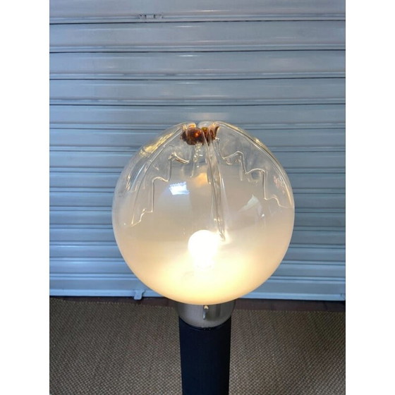 Image 1 of Lampadaire vintage Mazzega en verre de Murano et métal, 1970