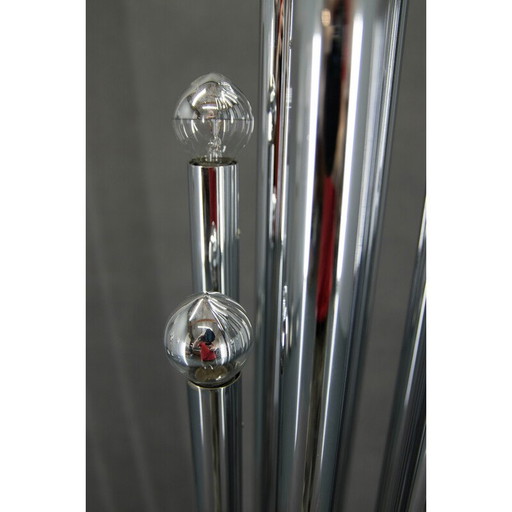 Lampadaire vintage chromé de Goffredo Reggiani, 1970