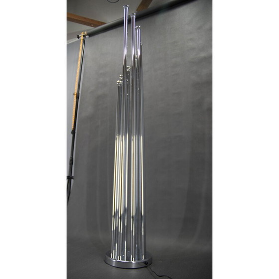 Image 1 of Lampadaire vintage chromé de Goffredo Reggiani, 1970