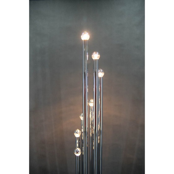 Image 1 of Lampadaire vintage chromé de Goffredo Reggiani, 1970