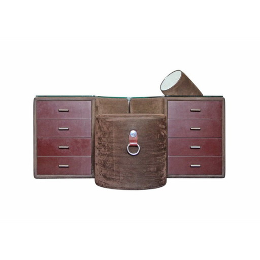 Table de toilette vintage Tucroma par Guido Faleschini pour i4 Mariani, 1971