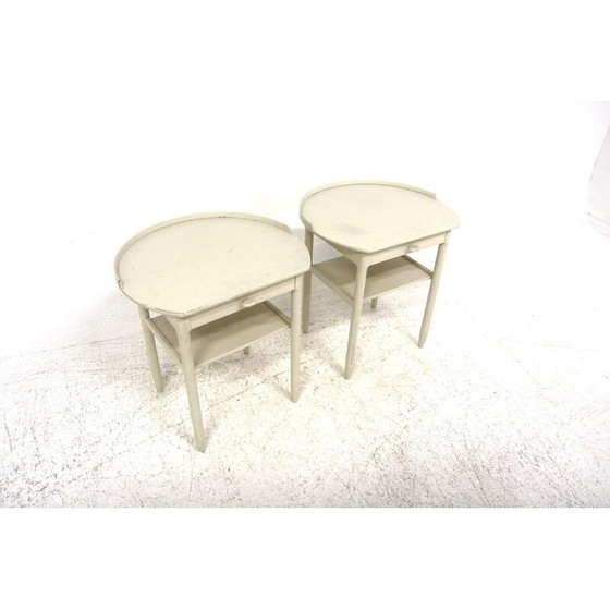 Image 1 of Paire de tables de nuit vintage en bois par Engström et Myrstrand pour Bodafors, Suède 1960