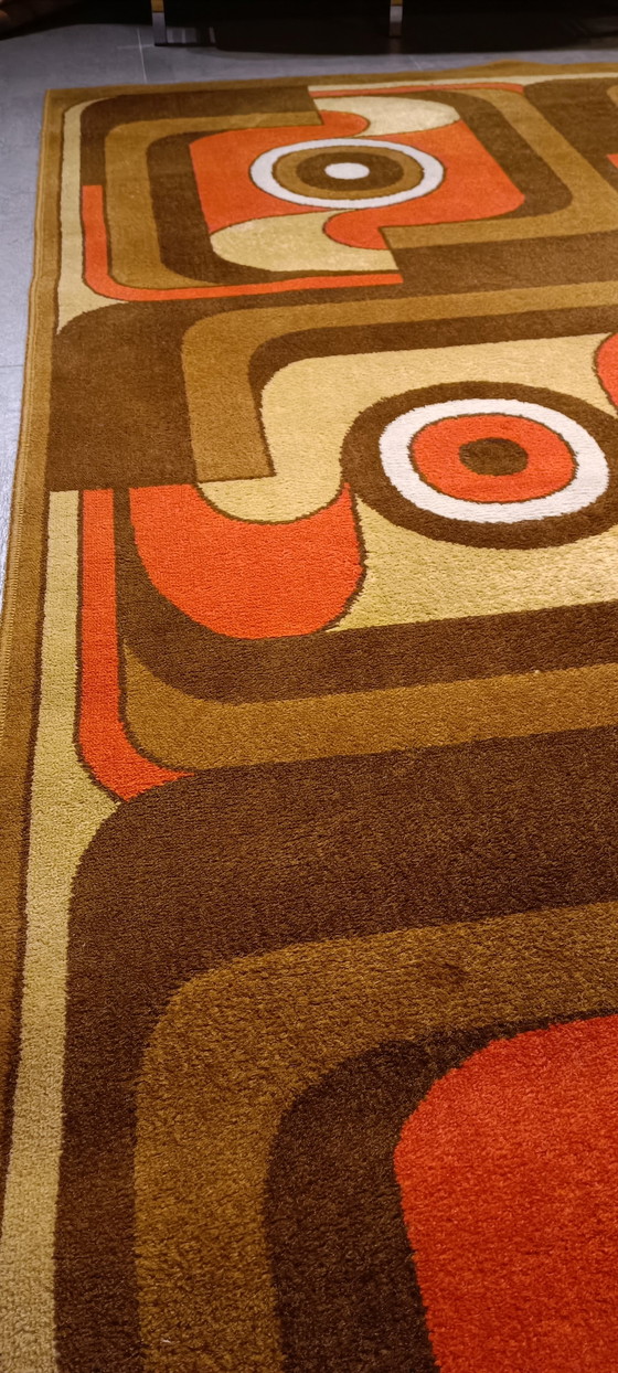 Image 1 of Tapis vintage de l'ère spatiale, design par Latex Studio