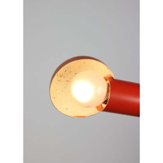 Image 1 of Lampe à poser rouge vintage