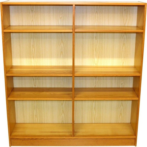 Bibliothèque vintage en pin, Suède 1980
