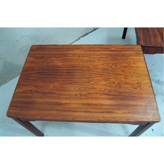 Image 1 of 2 tables d'appoint scandinaves vintage en bois de rose d'Alberts Tibro, 1970