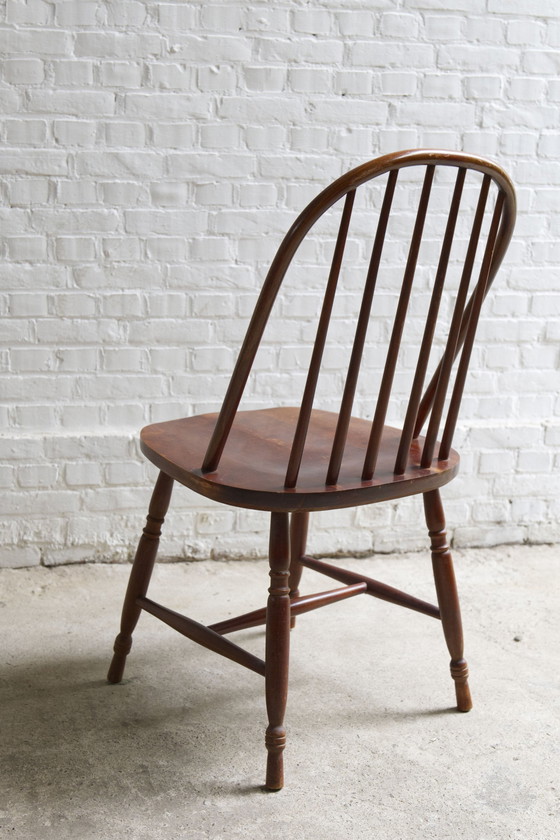 Image 1 of Ensemble de 4 chaises de salle à manger Windsor