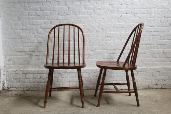 Image 1 of Ensemble de 4 chaises de salle à manger Windsor