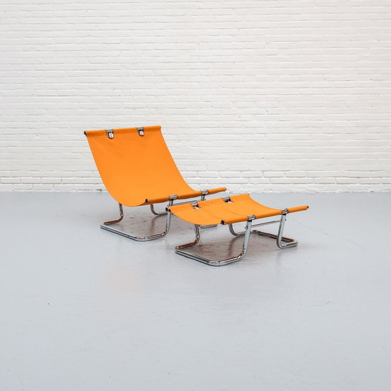 Image 1 of Fauteuil Lounge & Hocker '70S