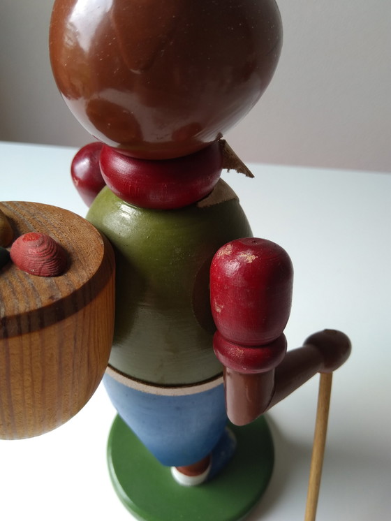 Image 1 of Ore Mountain Vintage Couple de lièvres, lapins de Pâques