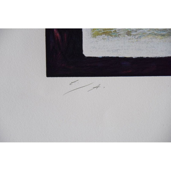 Image 1 of Sérigraphie vintage originale de Peter Foeller lightship, 1990