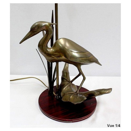 Image 1 of Lampe de table vintage en laiton, 1970