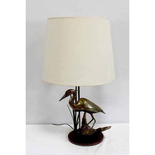 Lampe de table vintage en laiton, 1970