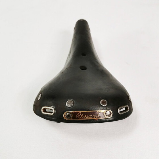 Image 1 of Selle de vélo de course en cuir pour Renard, Suisse 1930