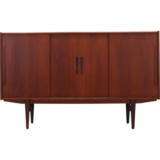 Image 1 of Buffet haut vintage en teck, Danemark années 1960