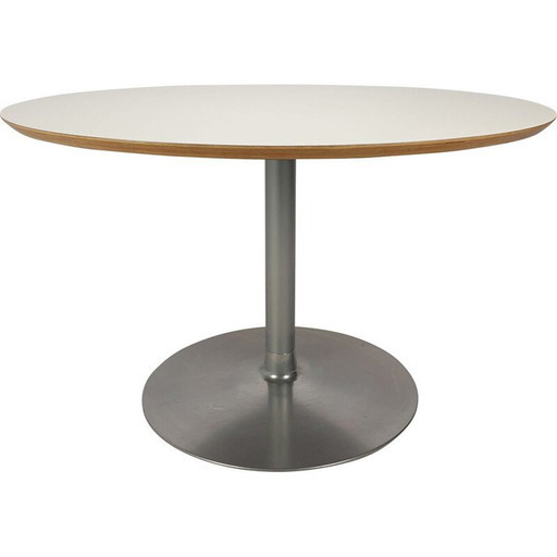 Table de salle à manger ronde vintage par Pierre Paulin pour Artifort, 1960s