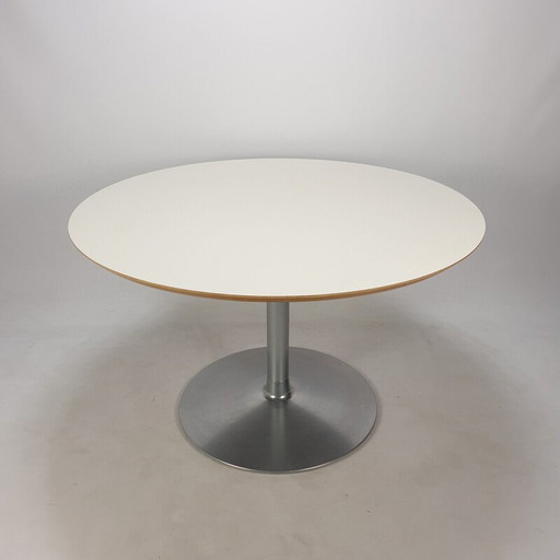 Table de salle à manger ronde vintage par Pierre Paulin pour Artifort, 1960s