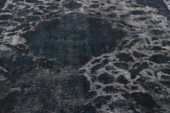 Image 1 of Tapis persan surteint Vintage Distressed Design contemporain