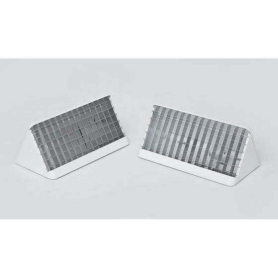 Image 1 of Paire d'appliques vintage en aluminium par Raak Amsterdam, 1970