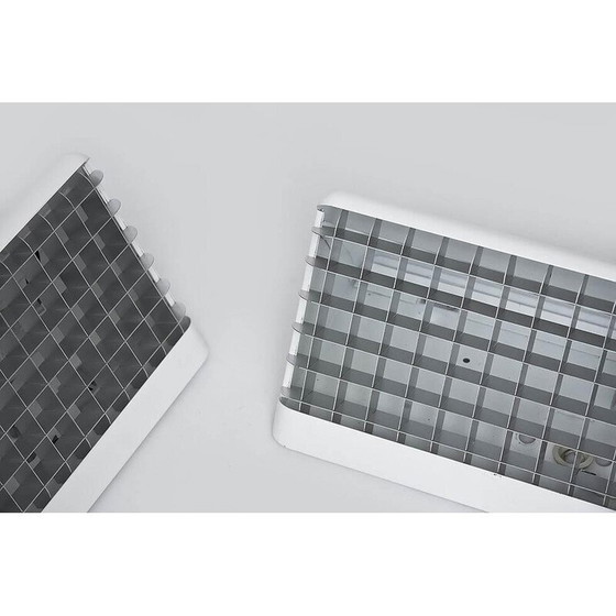 Image 1 of Paire d'appliques vintage en aluminium par Raak Amsterdam, 1970