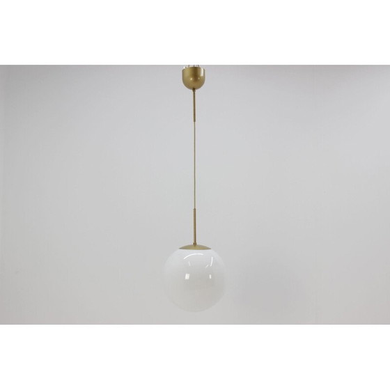 Image 1 of Lampe suspendue en verre vintage par Napako