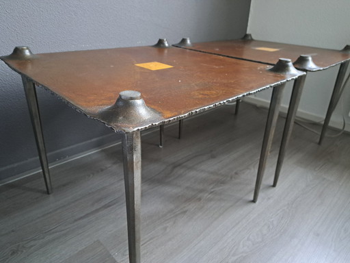 2X Table d'appoint Mecibah