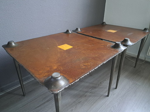 2X Table d'appoint Mecibah