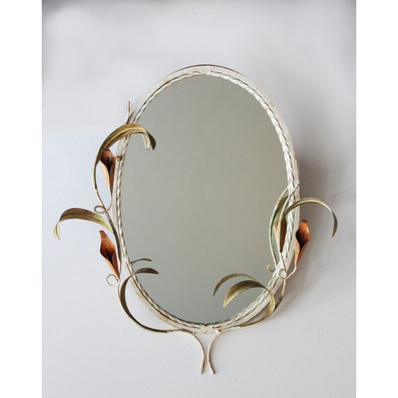 Image 1 of Miroir vintage en fer forgé, 1960