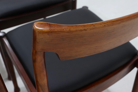 Image 1 of 4 X chaises de salle à manger vintage