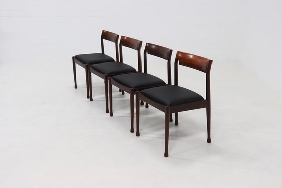 Image 1 of 4 X chaises de salle à manger vintage