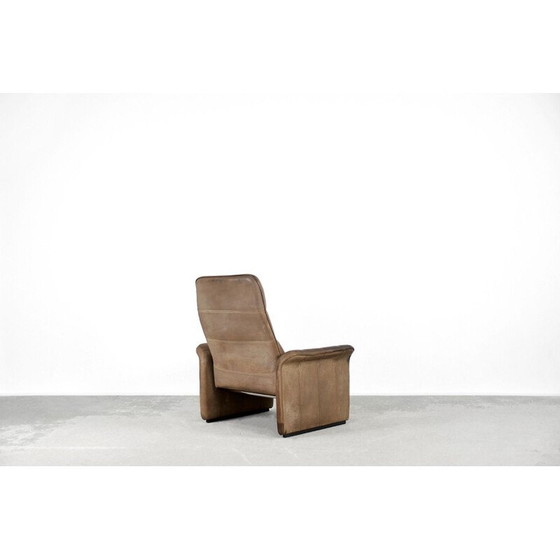 Image 1 of Fauteuil réglable en cuir de buffle vintage par De Sede, Suisse 1970