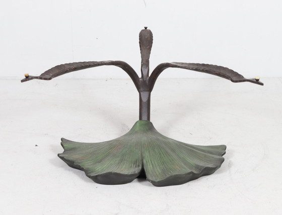 Image 1 of Table basse sculpturale/table basse de style Willy Daro, France, années 1980