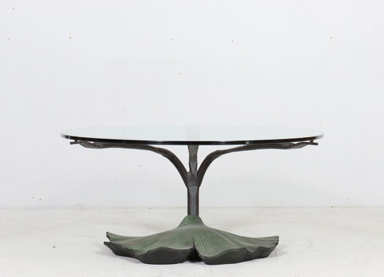 Image 1 of Table basse sculpturale/table basse de style Willy Daro, France, années 1980