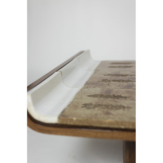 Image 1 of Table basse vintage en céramique en forme de "pagode" par Roger Capron, France 1970