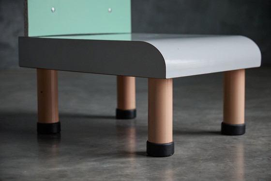 Image 1 of Chaise Memphis dans le style d'Ettore Sottsass, Italie, années 1980