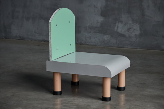 Image 1 of Chaise Memphis dans le style d'Ettore Sottsass, Italie, années 1980