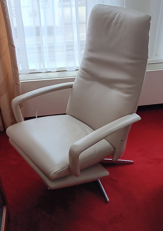 Image 1 of Fauteuil relax en cuir de luxe Hulshof