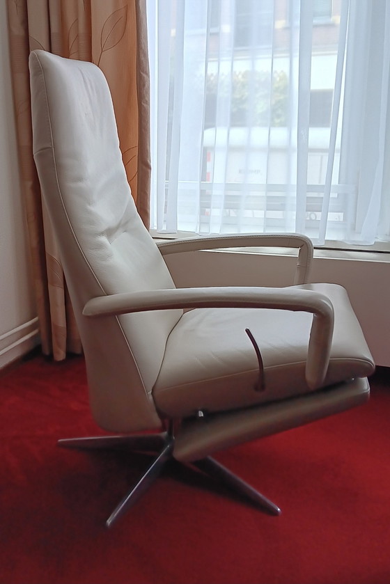 Image 1 of Fauteuil relax en cuir de luxe Hulshof