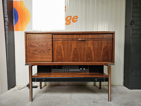 Image 1 of Buffet vintage/armoire de bar/bureau audio