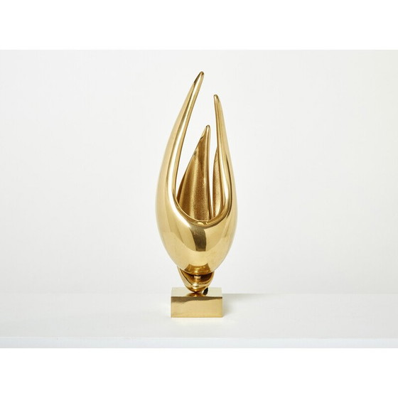 Image 1 of Lampe vintage en bronze doré par Michel Armand, 1970