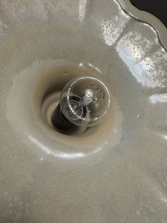 Image 1 of Suspension Fleur Céramique Années 70