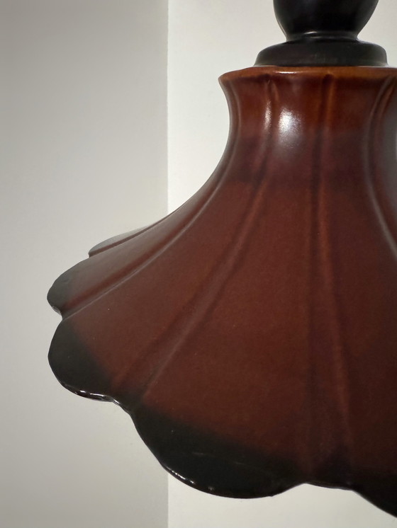 Image 1 of Suspension Fleur Céramique Années 70